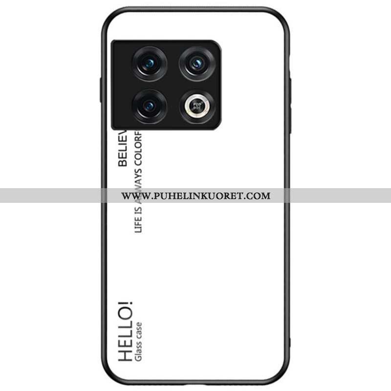 Case OnePlus 10 Pro 5G Karkaistu Lasi Hello