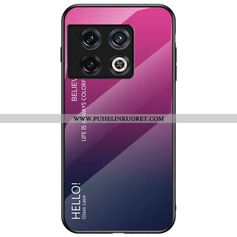 Case OnePlus 10 Pro 5G Karkaistu Lasi Hello