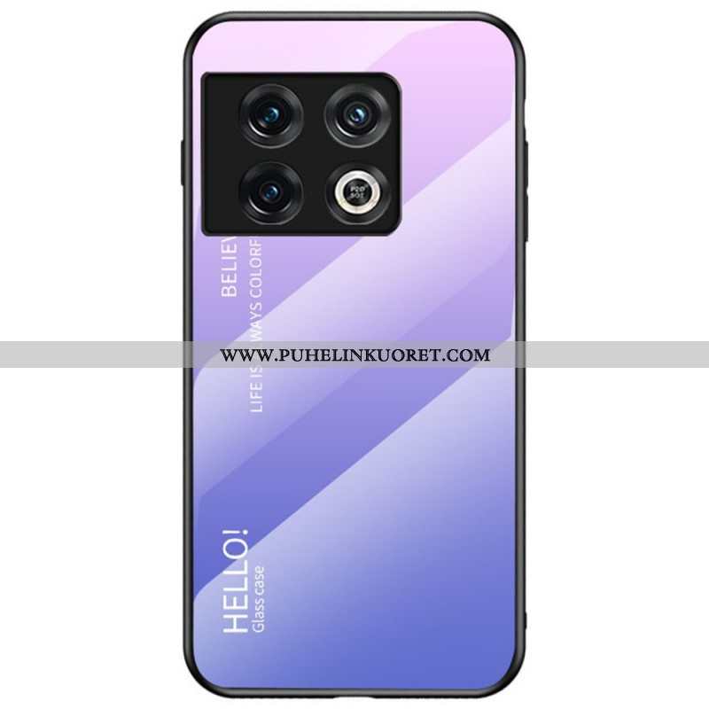 Case OnePlus 10 Pro 5G Karkaistu Lasi Hello