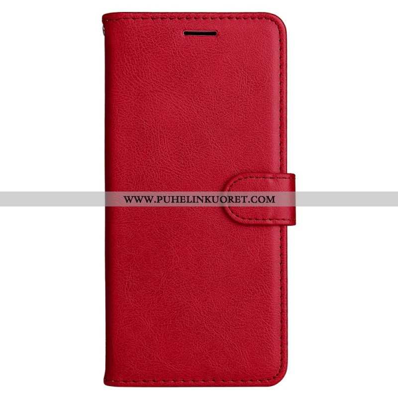 Kotelot OnePlus 10 Pro 5G Suojaketju Kuori Strappy Plain Leather Style