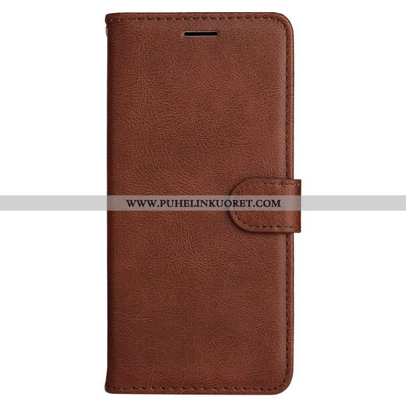 Kotelot OnePlus 10 Pro 5G Suojaketju Kuori Strappy Plain Leather Style