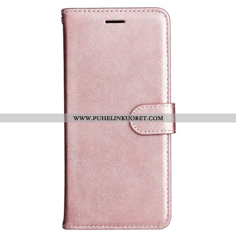 Kotelot OnePlus 10 Pro 5G Suojaketju Kuori Strappy Plain Leather Style