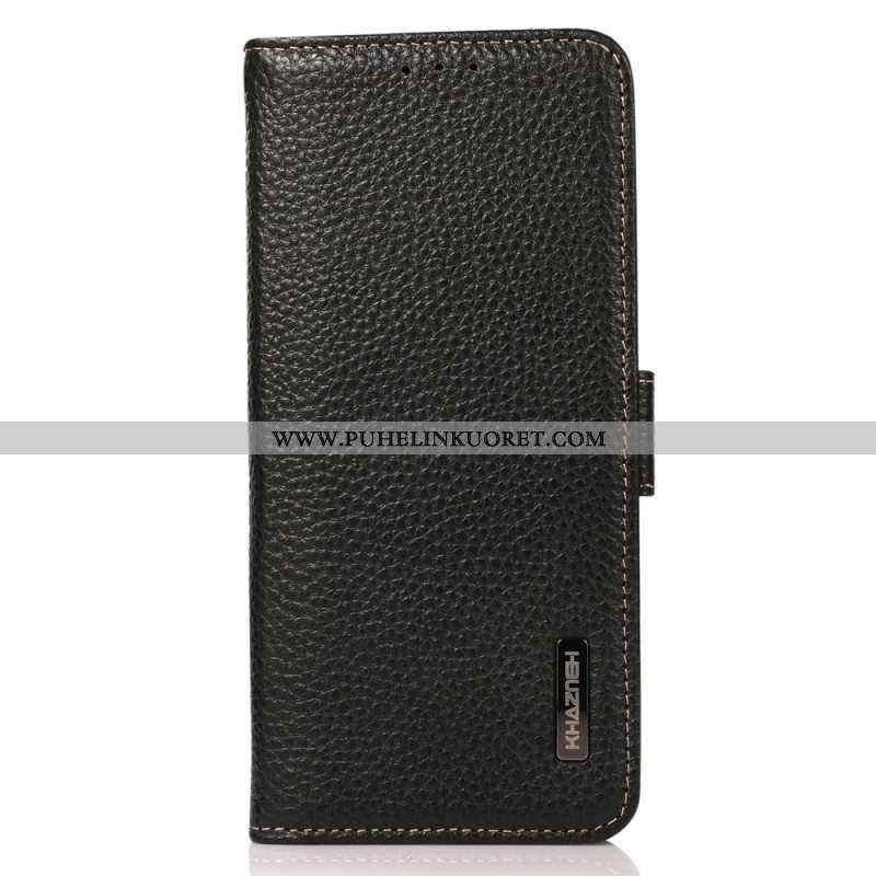 Flip Case OnePlus 10T 5G Litsi Nahka Khazneh Rfid