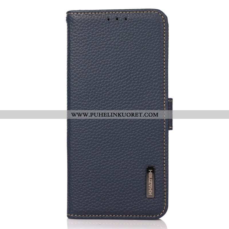 Flip Case OnePlus 10T 5G Litsi Nahka Khazneh Rfid