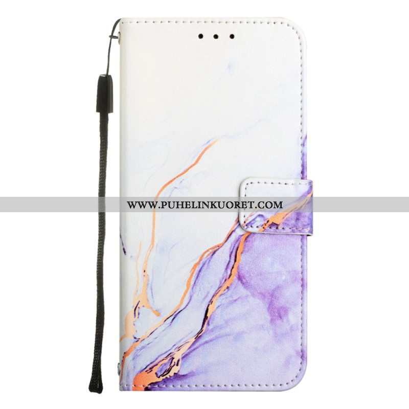 Kotelot OnePlus 10T 5G Suojaketju Kuori Strip Marble