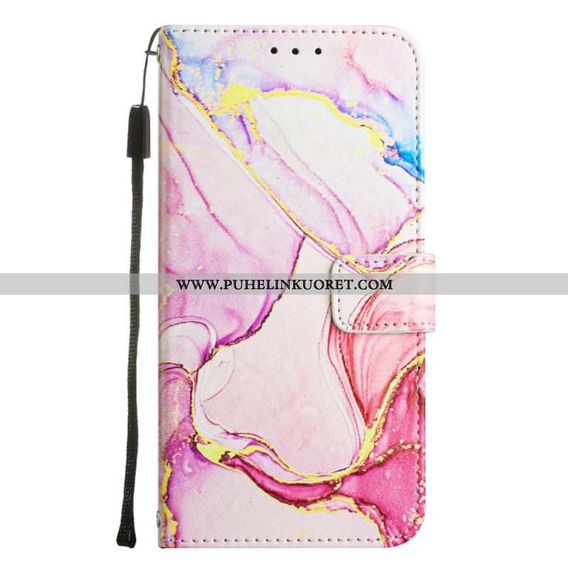 Kotelot OnePlus 10T 5G Suojaketju Kuori Strip Marble