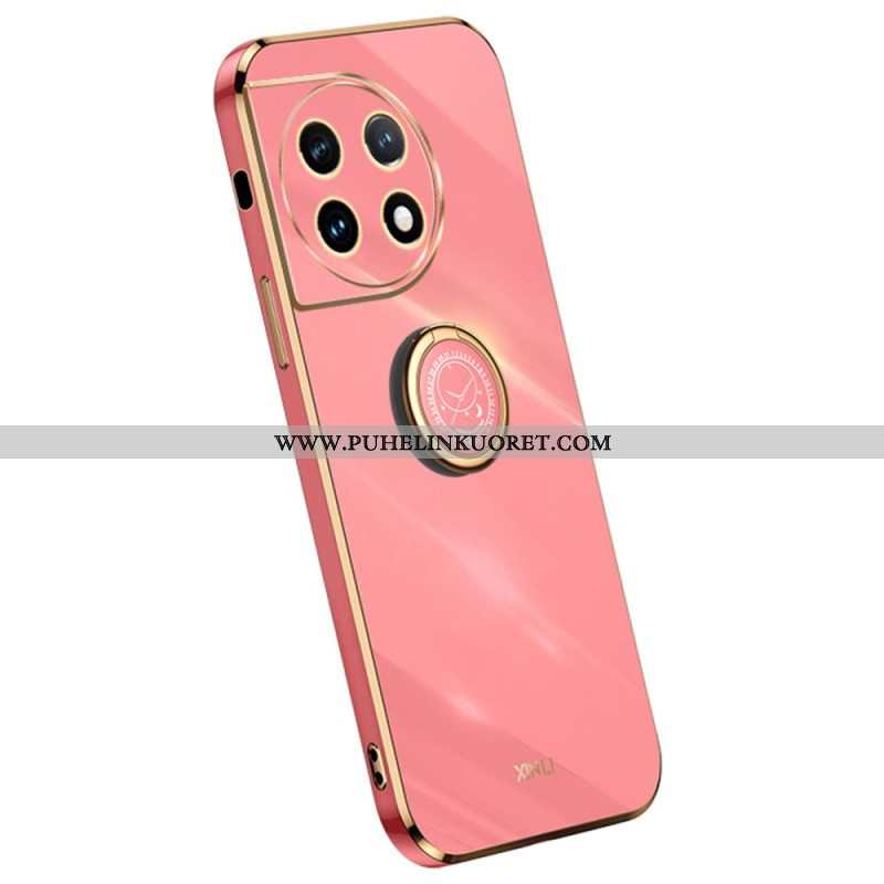 Case OnePlus 11 5G Kultaiset Reunat Rengastuella