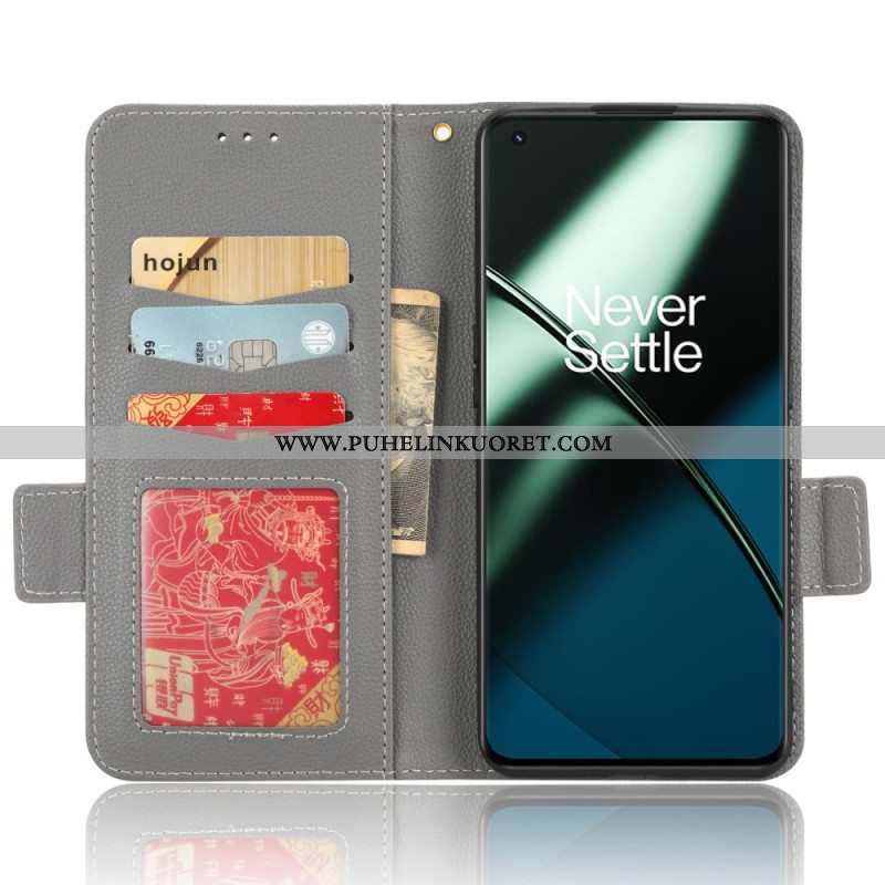 Flip Case OnePlus 11 5G Kotelot Flip Flap Double Uusia Värejä