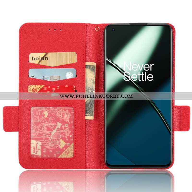 Flip Case OnePlus 11 5G Kotelot Flip Flap Double Uusia Värejä