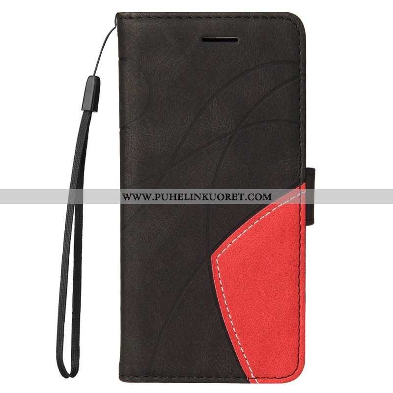 Kotelot OnePlus Nord 2 5G Kaksisävyinen Signature Faux Leather