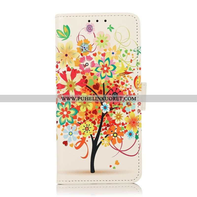 Flip Case OnePlus Nord 2 5G Kukkiva Puu