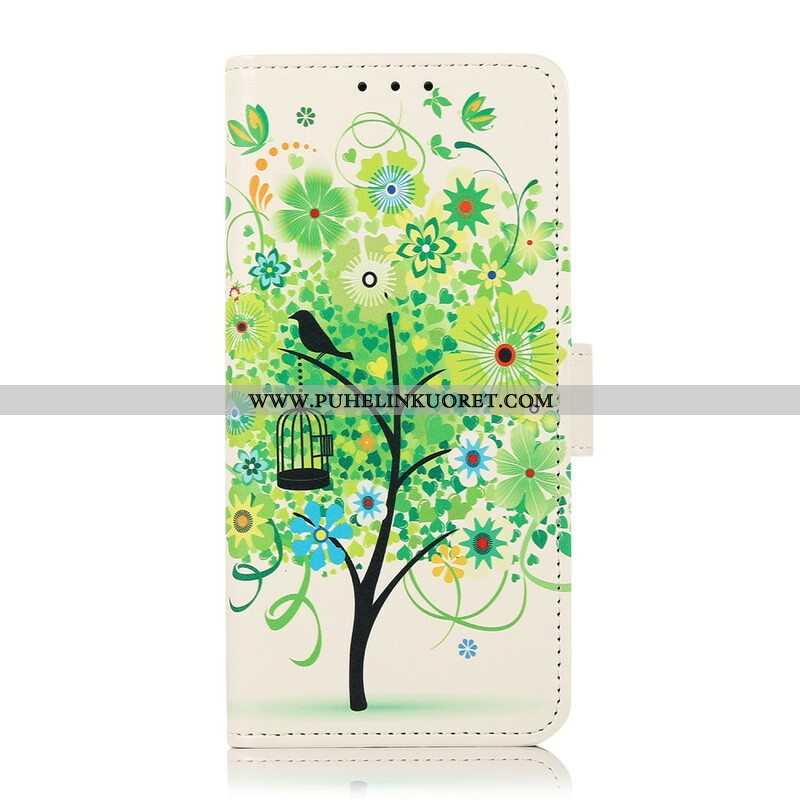 Flip Case OnePlus Nord 2 5G Kukkiva Puu