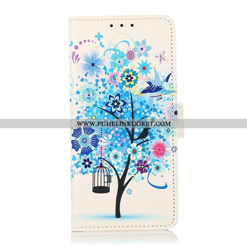 Flip Case OnePlus Nord 2 5G Kukkiva Puu