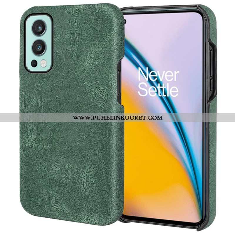 Case OnePlus Nord 2 5G Uusia Värejä Elegance Leather Effect