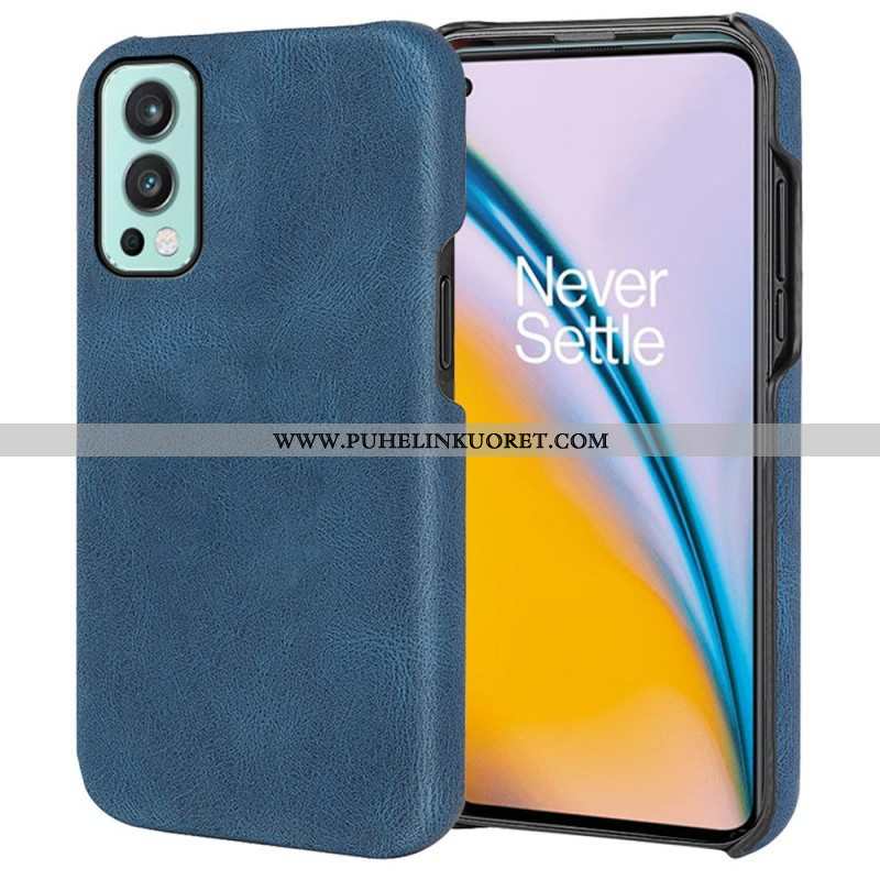 Case OnePlus Nord 2 5G Uusia Värejä Elegance Leather Effect