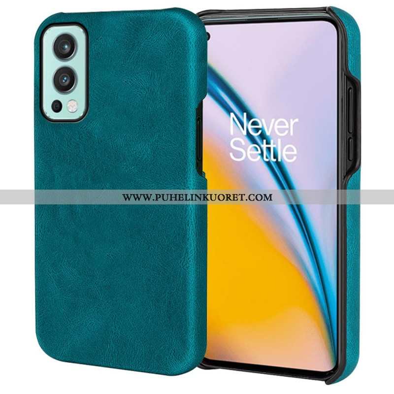 Case OnePlus Nord 2 5G Uusia Värejä Elegance Leather Effect