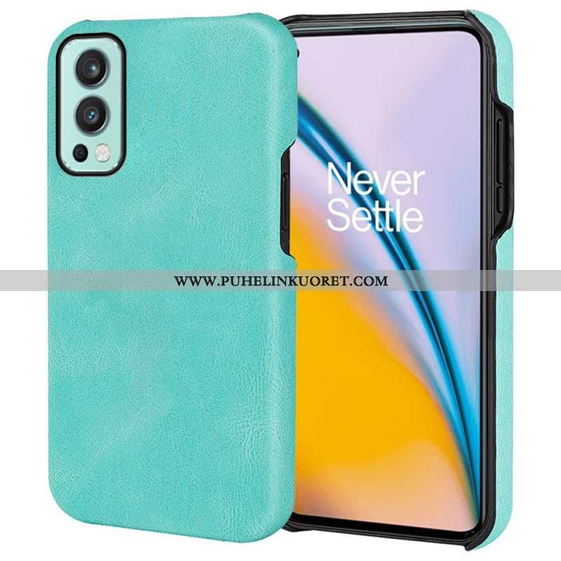 Case OnePlus Nord 2 5G Uusia Värejä Elegance Leather Effect