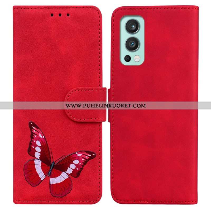 Kotelot OnePlus Nord 2 5G Skin Touch Butterfly