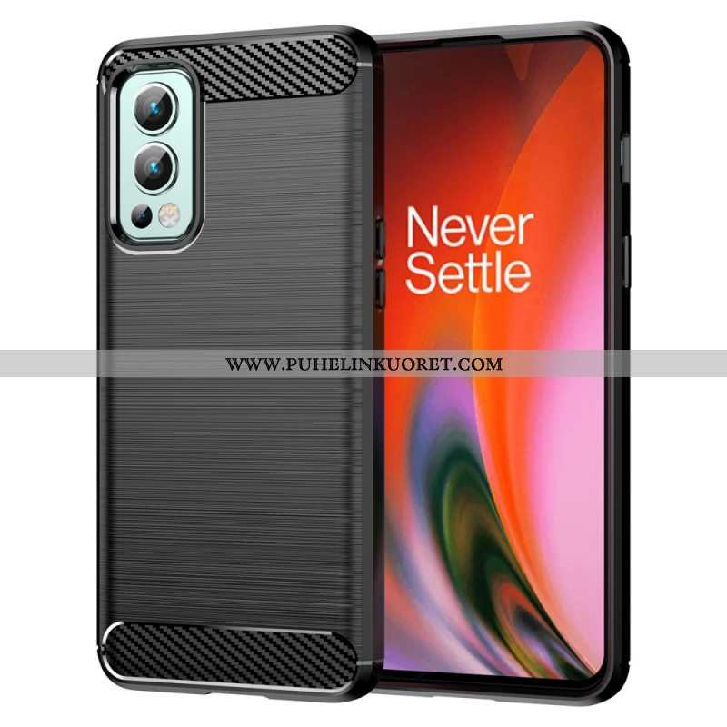 Kuori OnePlus Nord 2 5G Harjattua Hiilikuitua