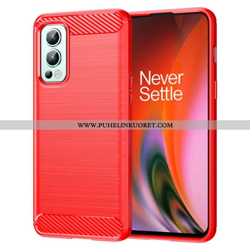 Kuori OnePlus Nord 2 5G Harjattua Hiilikuitua