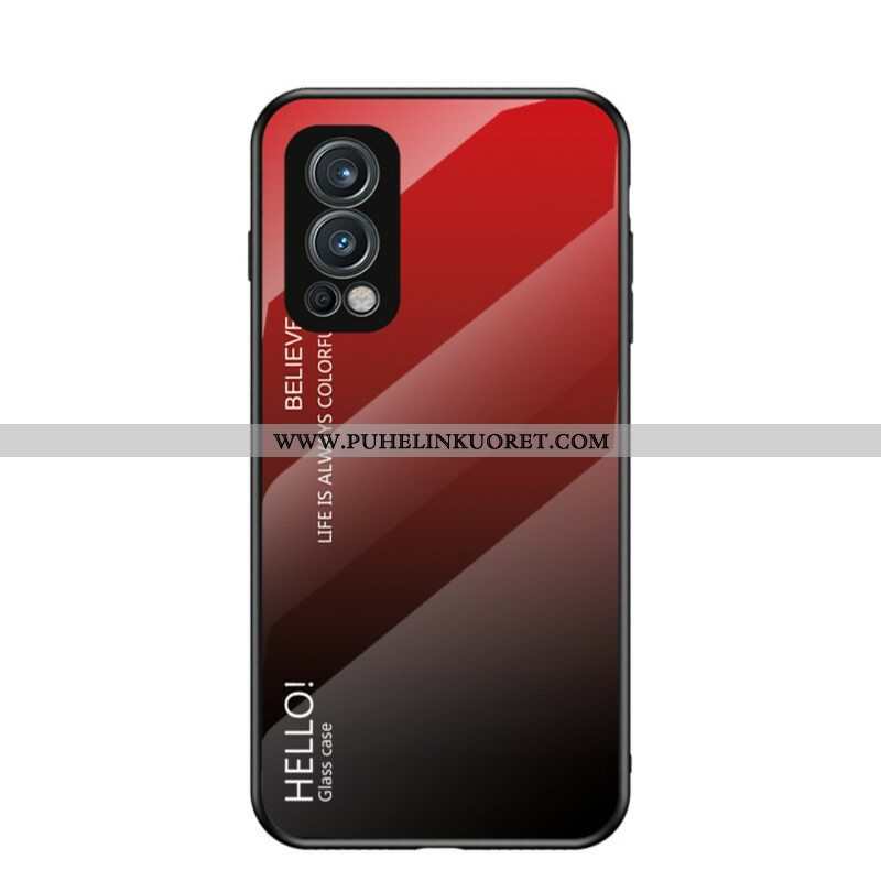 Kuori OnePlus Nord 2 5G Karkaistu Lasi Hello