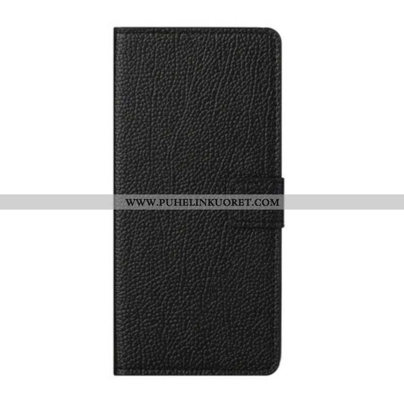 Flip Case OnePlus Nord 2 5G Litchi Grain -nahkaefekti