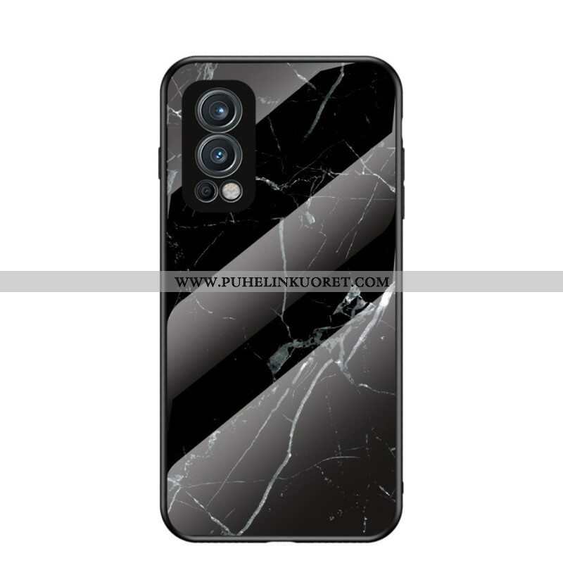 Case OnePlus Nord 2 5G Marmorivärit Karkaistu Lasi