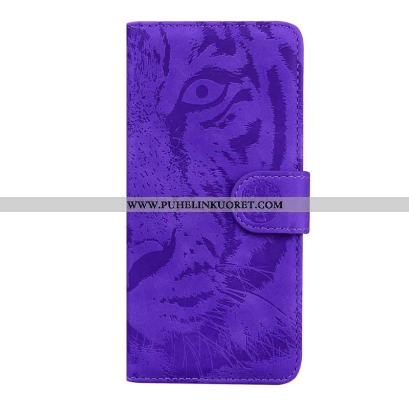 Flip Case OnePlus Nord CE 2 5G Naamioitu Tiikeri