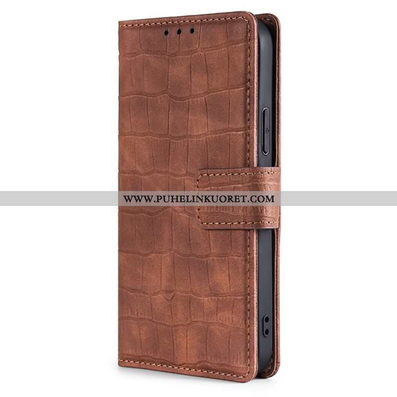 Flip Case OnePlus Nord CE 2 Lite 5G Krokotiilin Ihotyyli