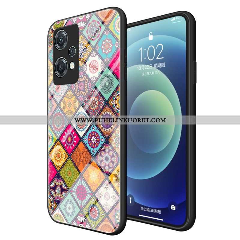 Kuori OnePlus Nord CE 2 Lite 5G Patchwork Magneettipidike