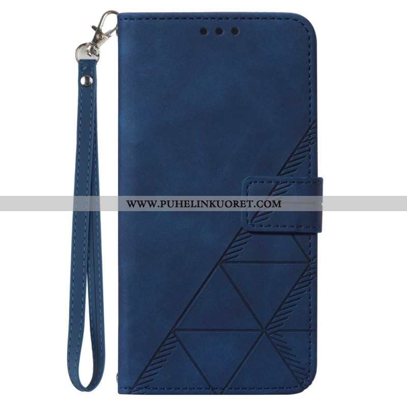 Flip Case OnePlus Nord CE 3 Lite 5G Suojaketju Kuori Hihnan Kolmiot