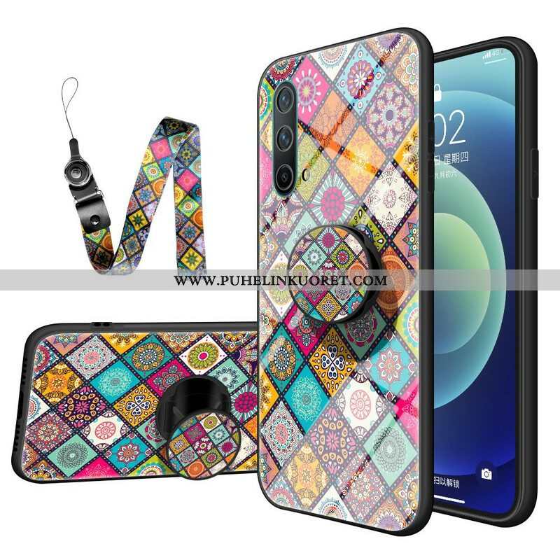 Case OnePlus Nord CE 5G Patchwork Magneettipidike