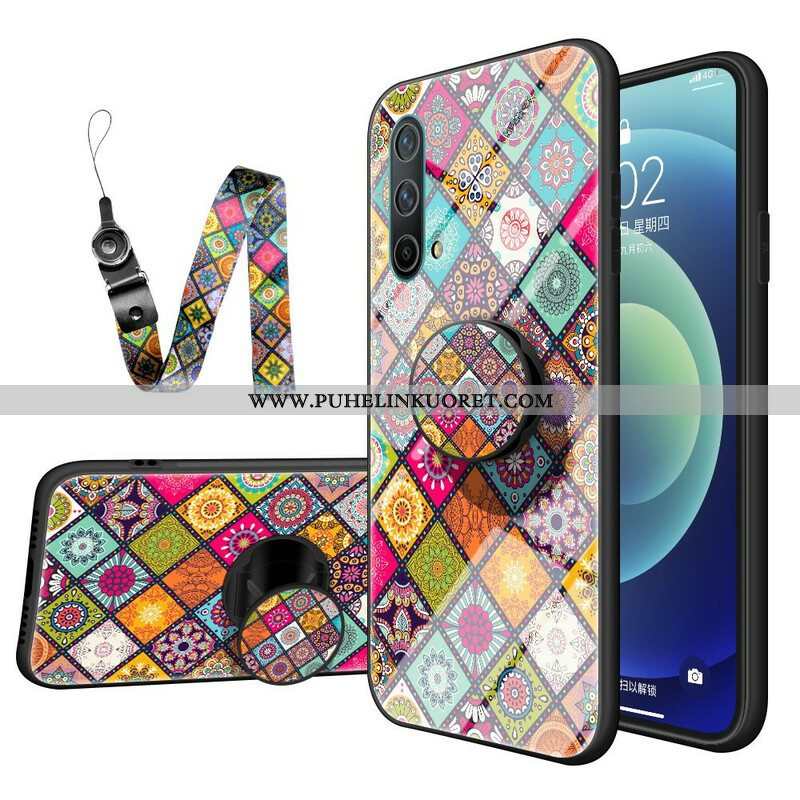 Case OnePlus Nord CE 5G Patchwork Magneettipidike