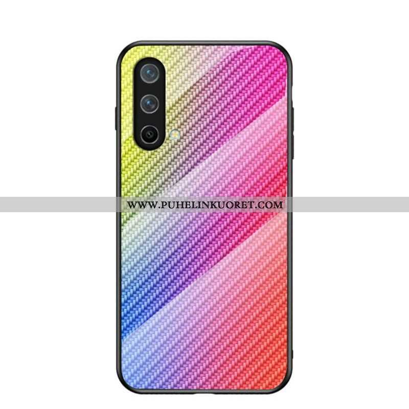 Case OnePlus Nord CE 5G Karkaistua Hiilikuitulasia