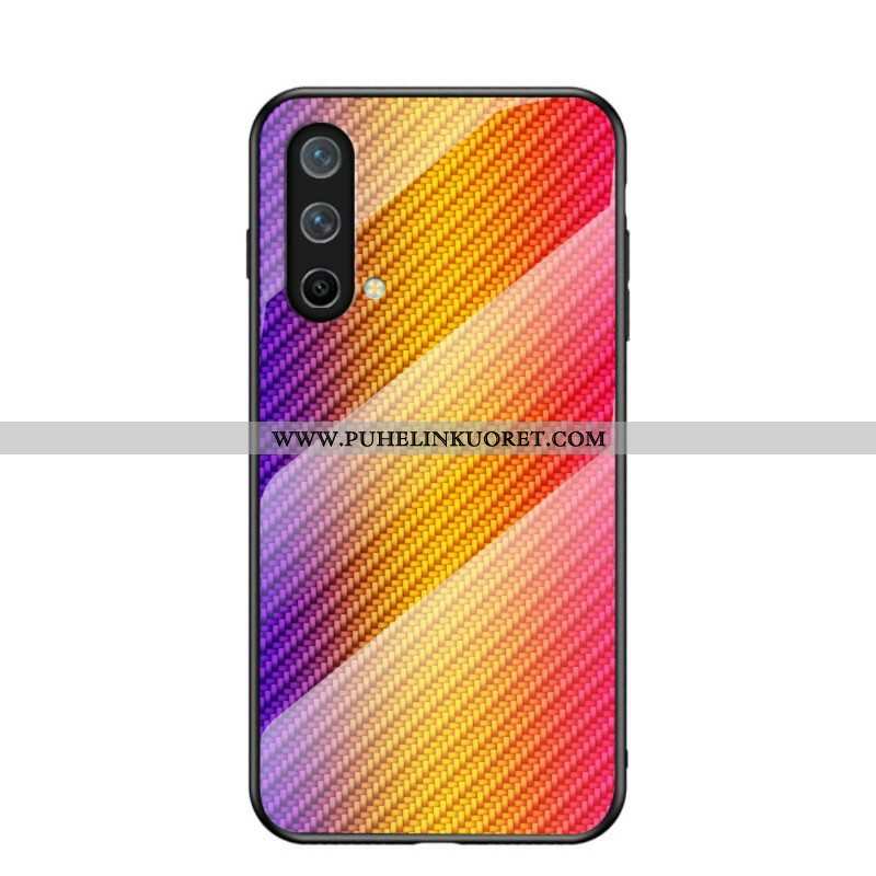 Case OnePlus Nord CE 5G Karkaistua Hiilikuitulasia