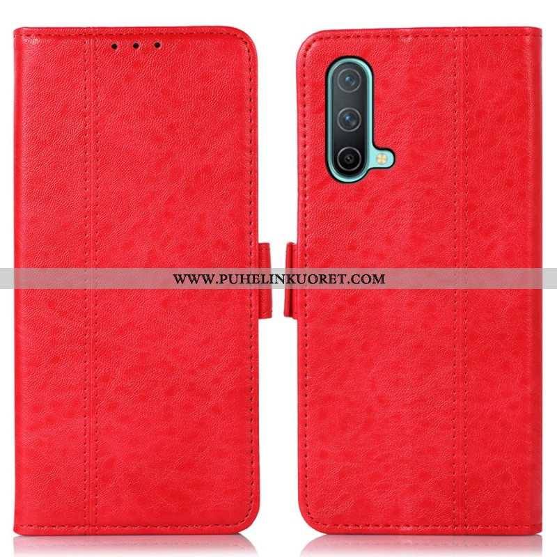 Flip Case OnePlus Nord CE 5G Hienovarainen Ompelu