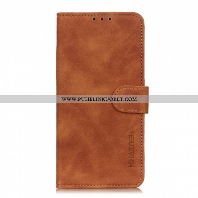 Kotelot Oppo A15 Matta Vintage Leather Effect Khazneh