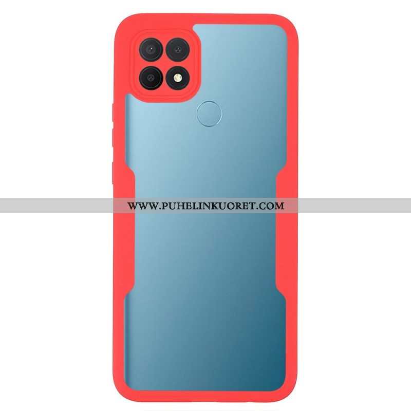 Case Oppo A15 Viistetty Reuna Hybridi