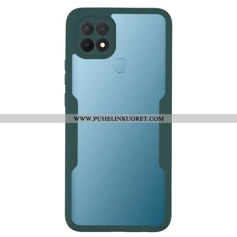 Case Oppo A15 Viistetty Reuna Hybridi