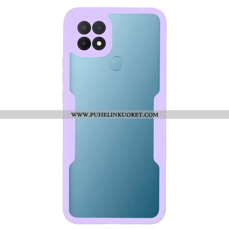 Case Oppo A15 Viistetty Reuna Hybridi