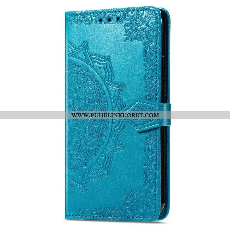 Nahkakotelo Oppo A16 / A16s Mandala Keskiaika