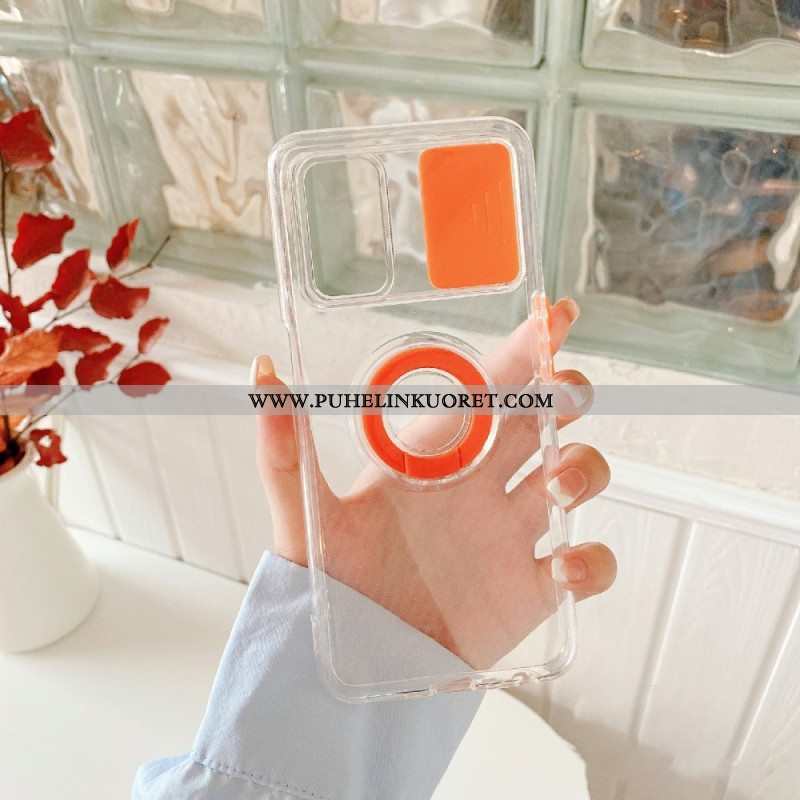 Case Oppo A54 5G / A74 5G Läpinäkyvä Rengastuella