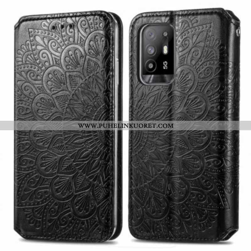 Puhelinkuoret Oppo A94 5G Kotelot Flip Mandala