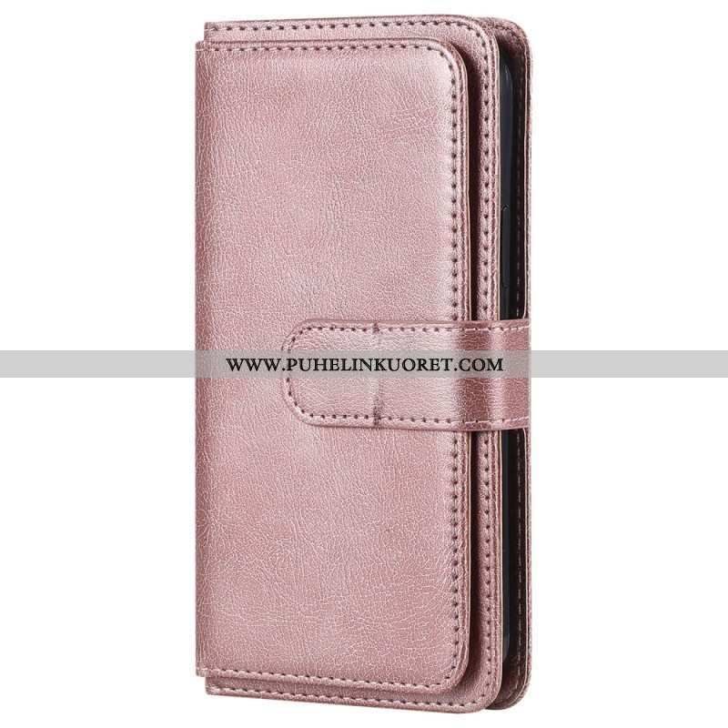 Flip Case Oppo A94 5G Keinonahkainen Korttikotelo