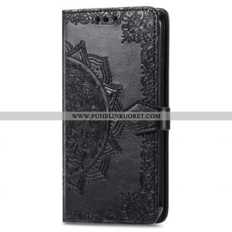 Nahkakotelo Oppo A94 5G Mandala Keskiaika