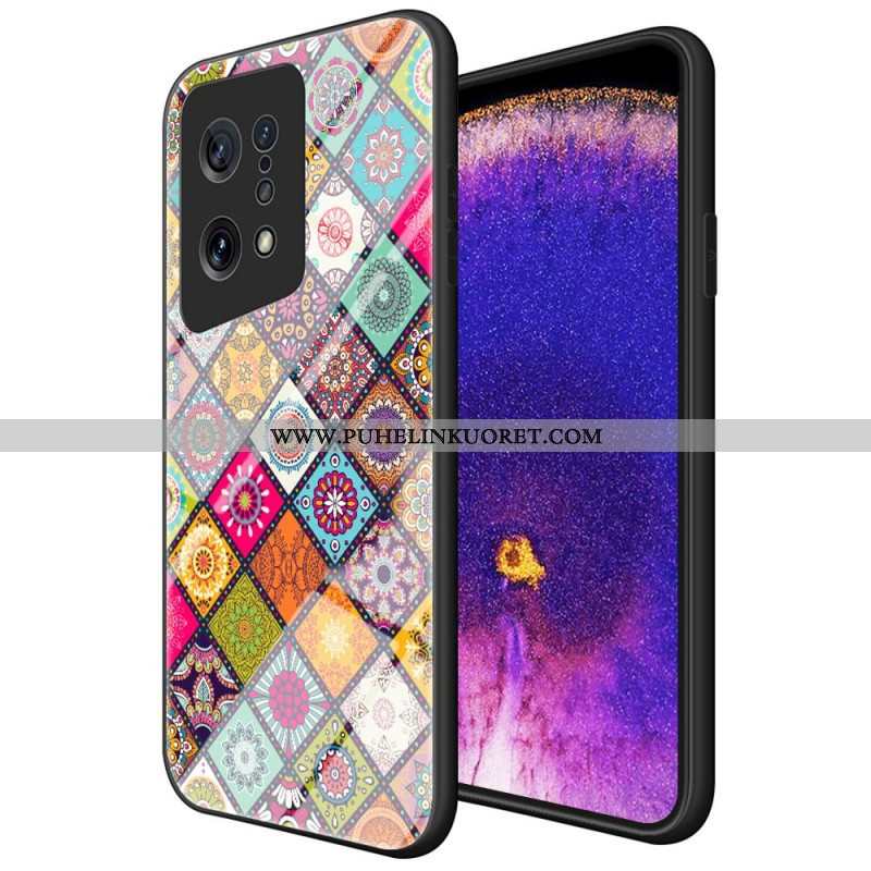 Kuori Oppo Find X5 Patchwork Magneettipidike