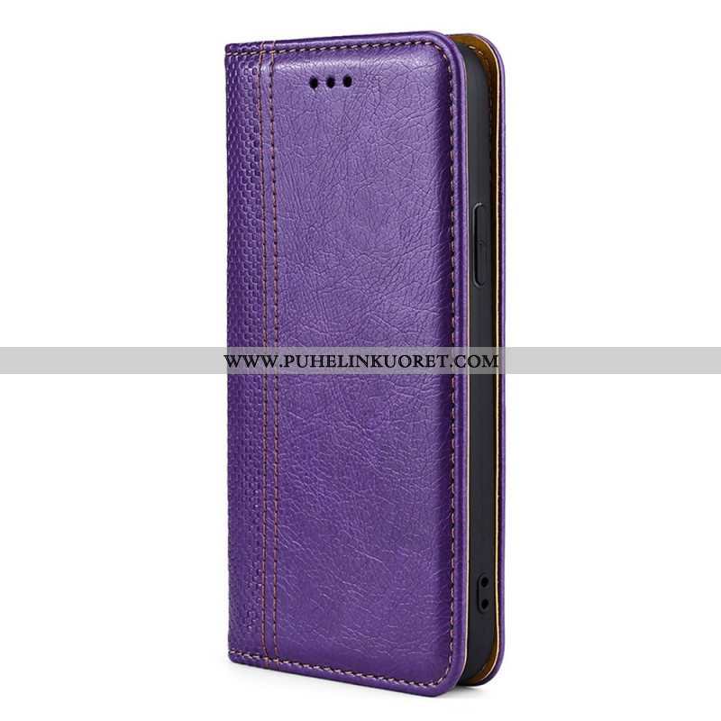 Puhelinkuoret Oppo Find X5 Pro Kotelot Flip Vintage Nahkaefekti