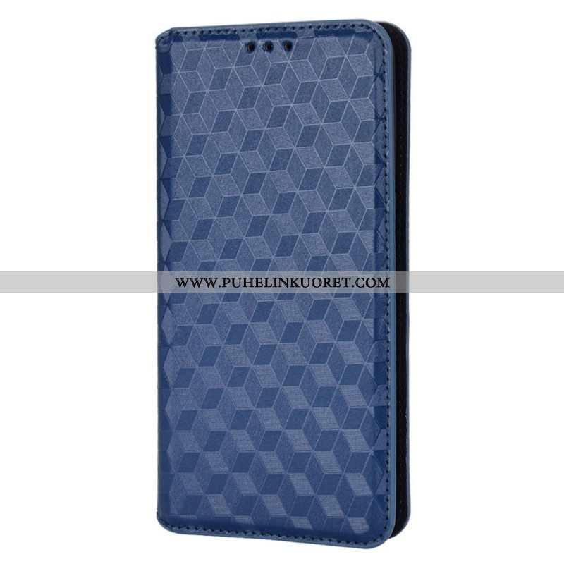 Puhelinkuoret Oppo Find X5 Pro Kotelot Flip 3d Diamond Leather Effect