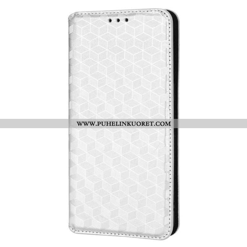 Puhelinkuoret Oppo Find X5 Pro Kotelot Flip 3d Diamond Leather Effect