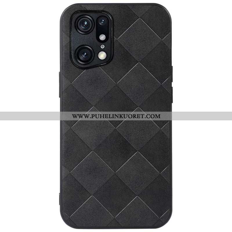 Case Oppo Find X5 Pro Kudottu Rakenne